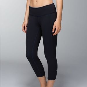 Lululemon Wunder Under Crop (Reversible)